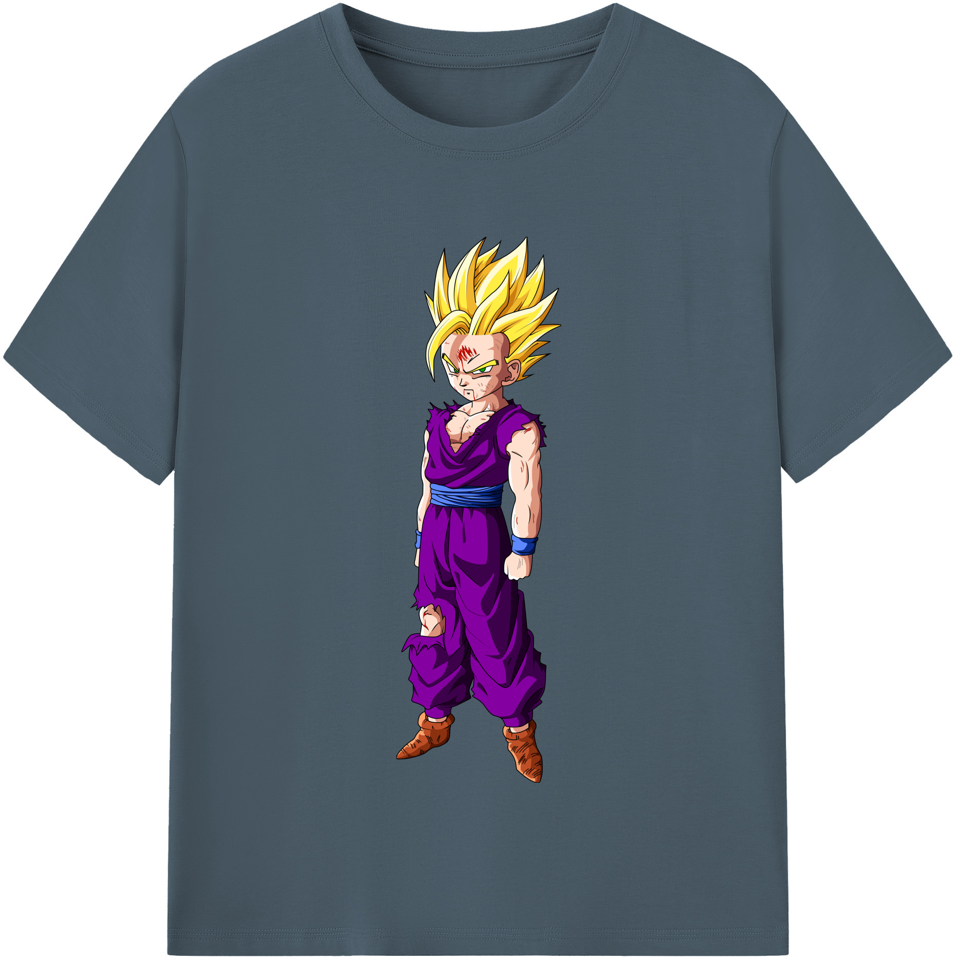 （画像用） ドラゴンボール 孫 悟飯（そんごはん）DRAGON BALL Son Gohan 綿100％半袖Tシャツ（フロントプリント）